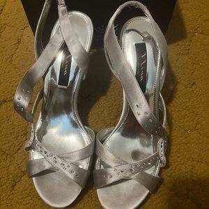 Silver heels